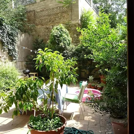Lejlighed Garden On Art Nouveau Street In *